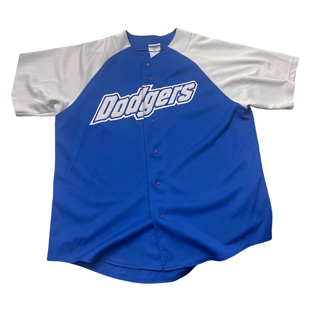 Majestic Blue and White Jersey
